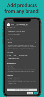 Add products from any brand! Add products from any brand!